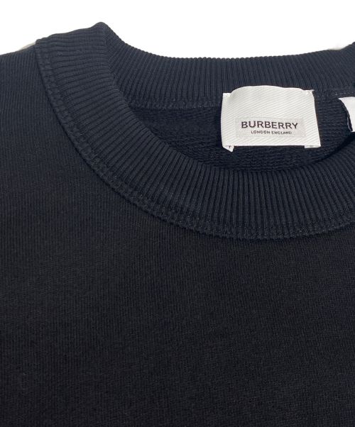 BURBERRY（バーバリー）BURBERRY (バーバリー) TB Logo Sweat Shirt（TBロゴスウェット) ブラック サイズ:Sの古着・服飾アイテム