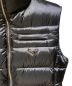 中古・古着 PRADA (プラダ) トライアングルロゴダウンベスト ブラック サイズ:42：80000円