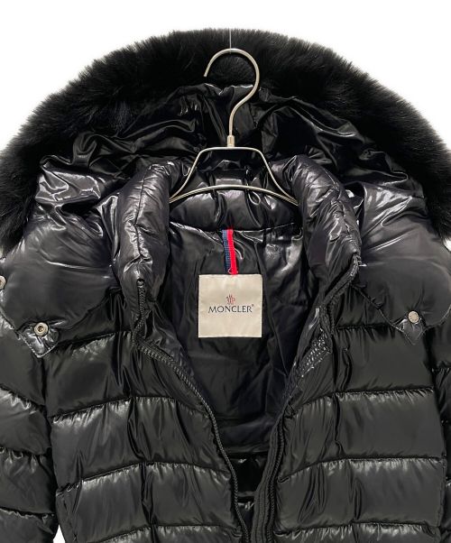 MONCLER（モンクレール）MONCLER (モンクレール) BADYFUR/ダウンジャケット ブラック サイズ:1の古着・服飾アイテム