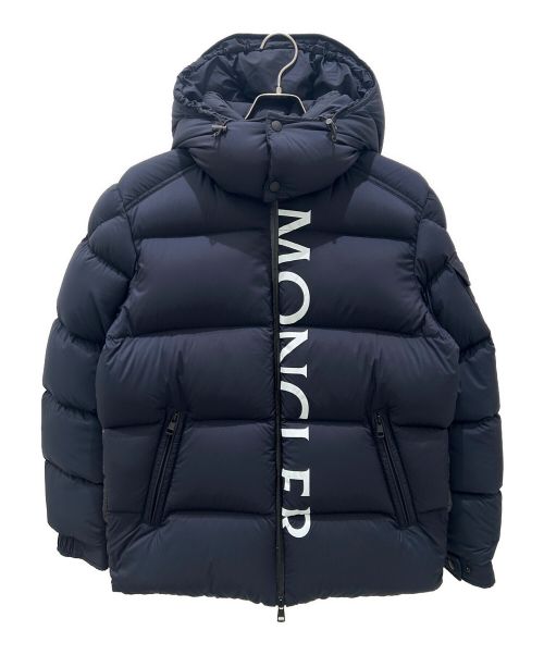 MONCLER（モンクレール）MONCLER (モンクレール) MAURES/ダウンジャケット ネイビー×ブラック サイズ:1の古着・服飾アイテム