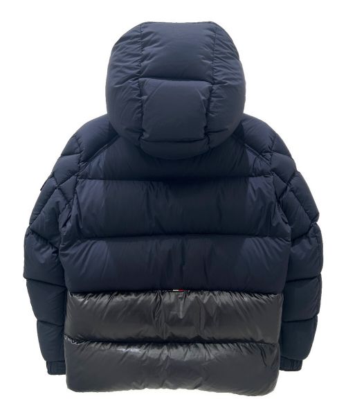 MONCLER（モンクレール）MONCLER (モンクレール) MAURES/ダウンジャケット ネイビー×ブラック サイズ:1の古着・服飾アイテム