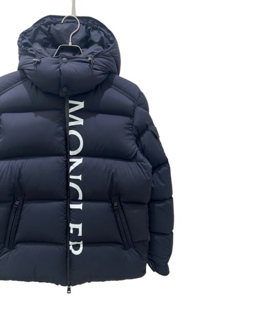 MONCLER（モンクレール）MONCLER (モンクレール) MAURES/ダウンジャケット ネイビー×ブラック サイズ:1の古着・服飾アイテム