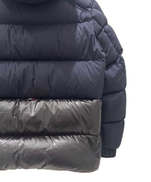 MONCLER（モンクレール）MONCLER (モンクレール) MAURES/ダウンジャケット ネイビー×ブラック サイズ:1の古着・服飾アイテム