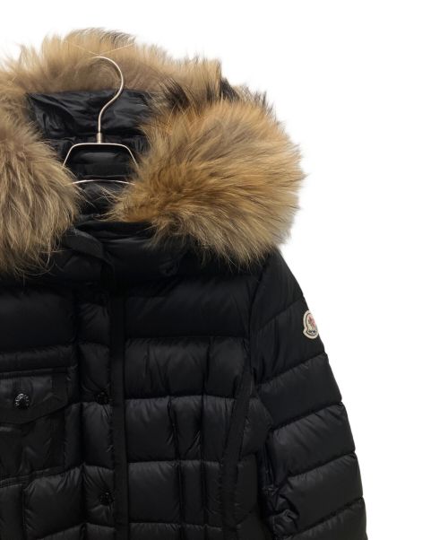 MONCLER（モンクレール）MONCLER (モンクレール) HERMIFUR/ダウンコート ブラックの古着・服飾アイテム