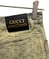 中古・古着 GUCCI (グッチ) GG ジャガード デニムスカート インディゴ サイズ:40：37000円