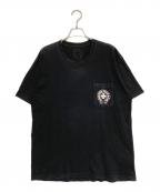 CHROME HEARTSクロムハーツ）の古着「ロゴポケットTシャツ」｜ブラック