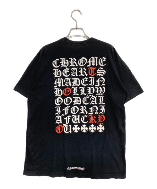 CHROME HEARTS（クロムハーツ）CHROME HEARTS (クロムハーツ) ロゴポケットTシャツ ブラック サイズ:XLの古着・服飾アイテム