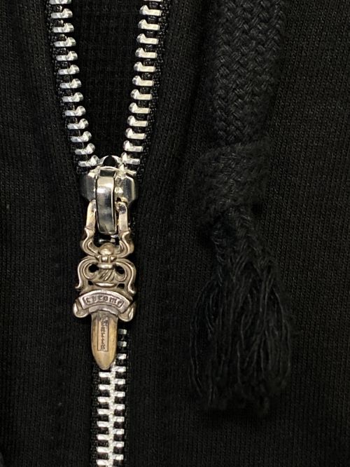 CHROME HEARTS（クロムハーツ）CHROME HEARTS (クロムハーツ) ホースシューロゴジップパーカー ブラック サイズ:Sの古着・服飾アイテム