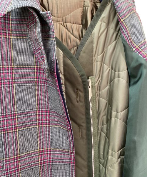 sacai（サカイ）sacai (サカイ) ドッキングコート グレー サイズ:2の古着・服飾アイテム