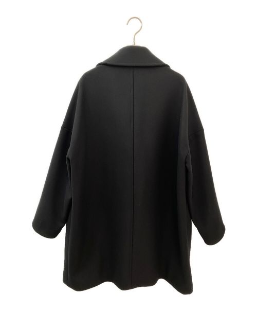 MACKINTOSH（マッキントッシュ）MACKINTOSH (マッキントッシュ) スリムフィット ライトメルトンPコート ブラック サイズ:6の古着・服飾アイテム