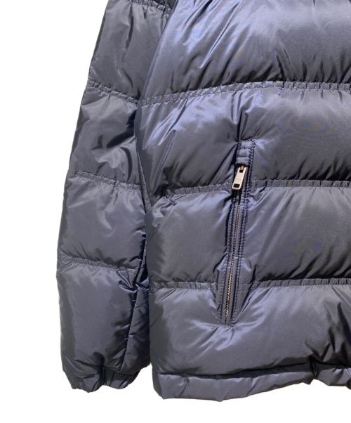 PRADA（プラダ）PRADA (プラダ) Triangle Logo Down Jacket（トライアングルロゴダウンジャケット） ネイビー サイズ:52の古着・服飾アイテム
