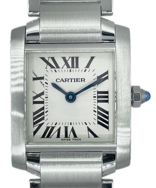 Cartier（カルティエ）Cartier (カルティエ) タンクフランセーズ SM Ref.W51008Q3 アイボリー文字盤の古着・服飾アイテム