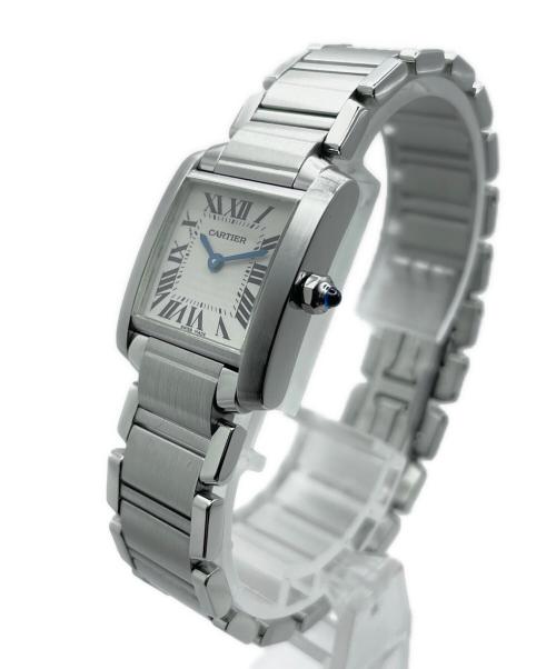 Cartier（カルティエ）Cartier (カルティエ) タンクフランセーズ SM Ref.W51008Q3 アイボリー文字盤の古着・服飾アイテム