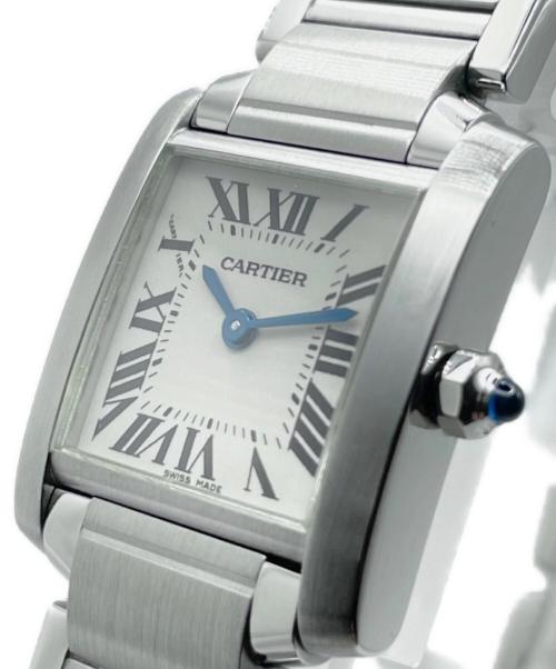 Cartier（カルティエ）Cartier (カルティエ) タンクフランセーズ SM Ref.W51008Q3 アイボリー文字盤の古着・服飾アイテム
