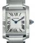 Cartier（カルティエ）の古着「タンクフランセーズ SM Ref.W51008Q3」｜アイボリー文字盤