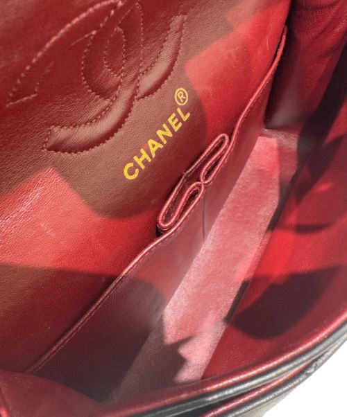 CHANEL（シャネル）CHANEL (シャネル) Wフラップチェーンショルダーバッグ ブラック サイズ:23の古着・服飾アイテム