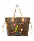 LOUIS VUITTON×村上隆ルイ ヴィトン×タカシ ムラカミ）の古着「ネヴァーフルMM トートバッグ」｜ブラウン