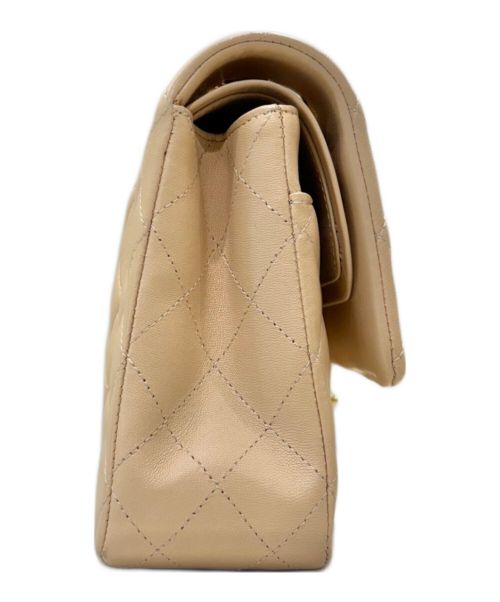 CHANEL（シャネル）CHANEL (シャネル) Wフラップチェーンショルダーバッグ マトラッセ25 A01112 ベージュの古着・服飾アイテム
