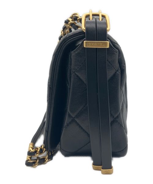 CHANEL（シャネル）CHANEL (シャネル) マトラッセ18/チェーンショルダーバッグ ブラック サイズ:18の古着・服飾アイテム