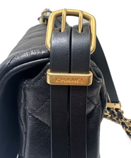 CHANEL（シャネル）CHANEL (シャネル) マトラッセ18/チェーンショルダーバッグ ブラック サイズ:18の古着・服飾アイテム