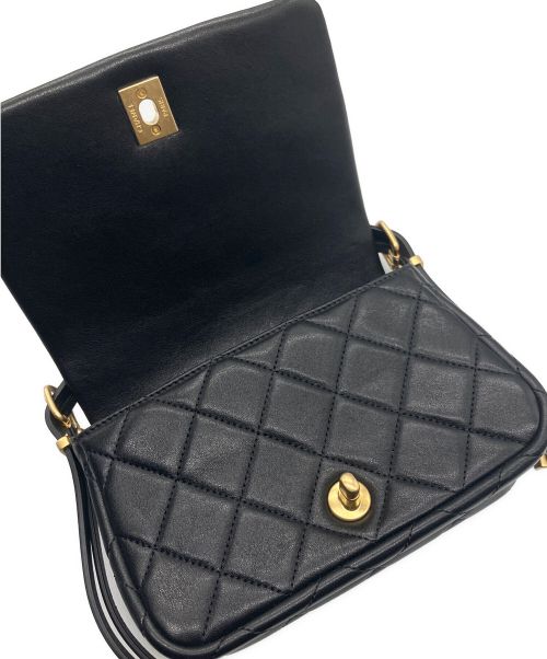 CHANEL（シャネル）CHANEL (シャネル) マトラッセ18/チェーンショルダーバッグ ブラック サイズ:18の古着・服飾アイテム