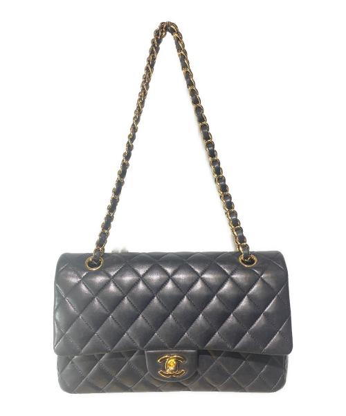CHANEL（シャネル）CHANEL (シャネル) ダブルフラップマトラッセ ブラック サイズ:25の古着・服飾アイテム