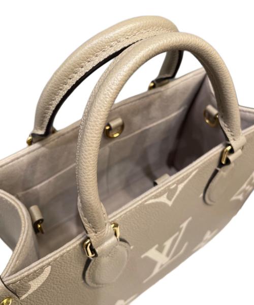 LOUIS VUITTON（ルイ ヴィトン）LOUIS VUITTON (ルイ ヴィトン) オンザゴーPM トゥルトレール×クレーム サイズ:PMの古着・服飾アイテム
