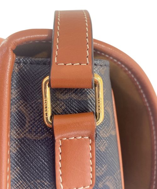 CELINE（セリーヌ）CELINE (セリーヌ) ミディアム フォルコ バッグ ブラウン サイズ:ミディアムの古着・服飾アイテム
