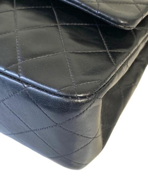 CHANEL（シャネル）CHANEL (シャネル) マトラッセ25 Wフラップチェーンショルダーバッグ ブラック サイズ:25の古着・服飾アイテム