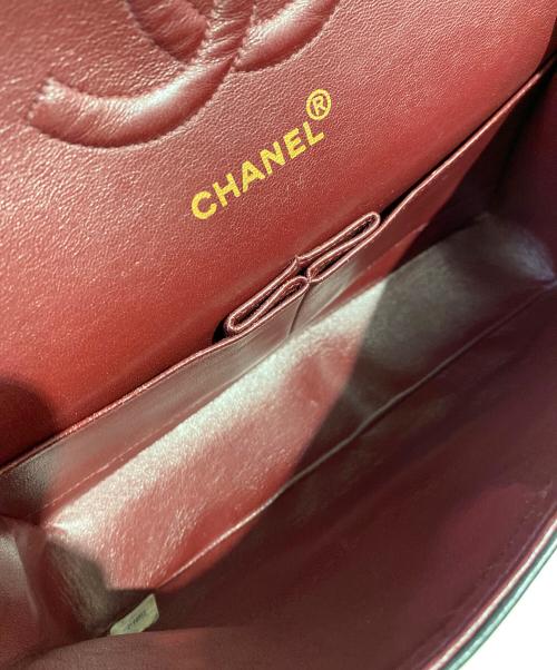 CHANEL（シャネル）CHANEL (シャネル) マトラッセ25 Wフラップチェーンショルダーバッグ ブラック サイズ:25の古着・服飾アイテム