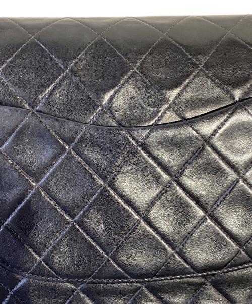 CHANEL（シャネル）CHANEL (シャネル) マトラッセ25 Wフラップチェーンショルダーバッグ ブラック サイズ:25の古着・服飾アイテム