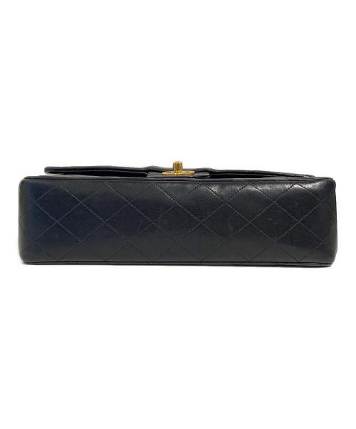 CHANEL（シャネル）CHANEL (シャネル) マトラッセ25 Wフラップチェーンショルダーバッグ ブラック サイズ:25の古着・服飾アイテム