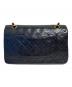 CHANEL (シャネル) マトラッセ25 Wフラップチェーンショルダーバッグ ブラック サイズ:25：530000円