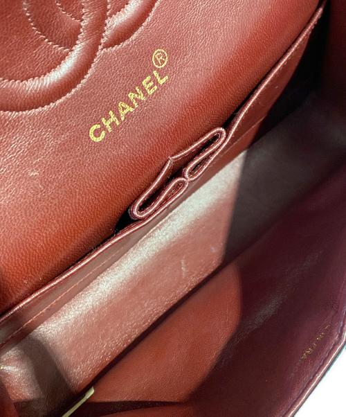 CHANEL（シャネル）CHANEL (シャネル) マトラッセ25 Wフラップチェーンショルダーバッグ ブラック サイズ:25の古着・服飾アイテム