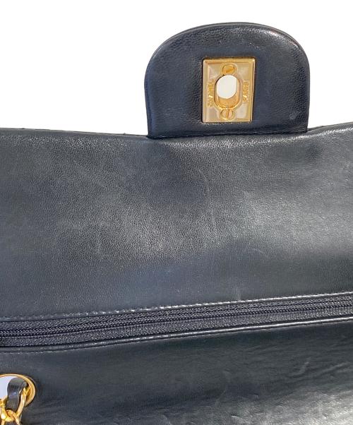 CHANEL（シャネル）CHANEL (シャネル) マトラッセ25 Wフラップチェーンショルダーバッグ ブラック サイズ:25の古着・服飾アイテム