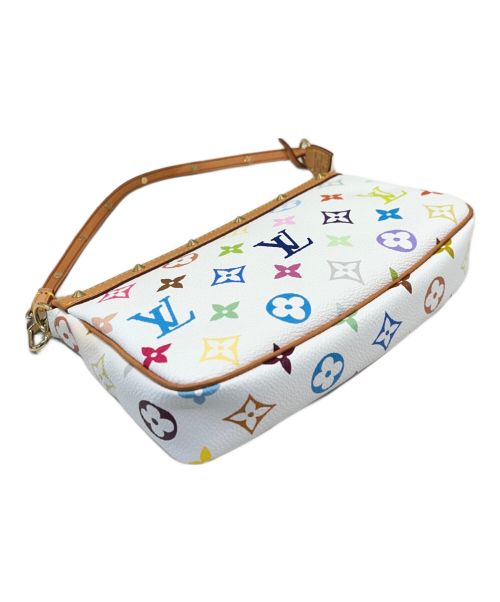 LOUIS VUITTON（ルイ ヴィトン）LOUIS VUITTON (ルイ ヴィトン) マルチカラー ポシェット・アクセソワール ホワイトの古着・服飾アイテム