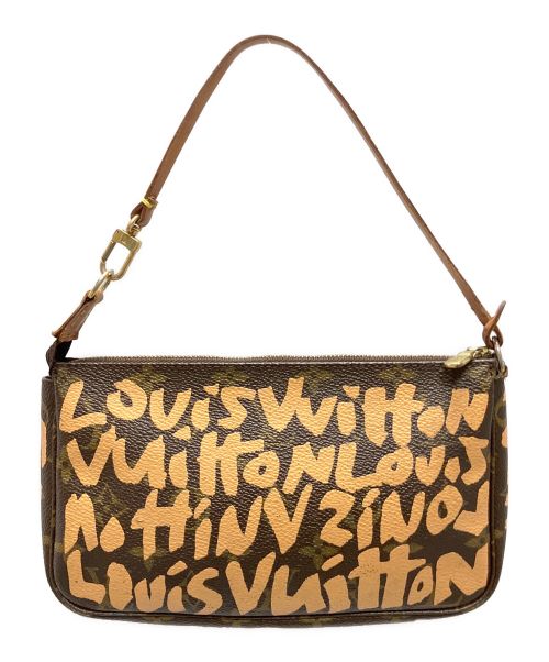 LOUIS VUITTON（ルイ ヴィトン）LOUIS VUITTON (ルイ ヴィトン) モノグラム･グラフィティ ポシェット･アクセソワールの古着・服飾アイテム