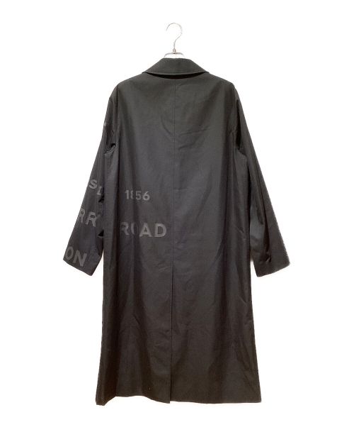 BURBERRY（バーバリー）BURBERRY (バーバリー) Horse Ferry Stencil Collar Coat（ホースフェリーステンカラーコート） ブラック サイズ:44の古着・服飾アイテム