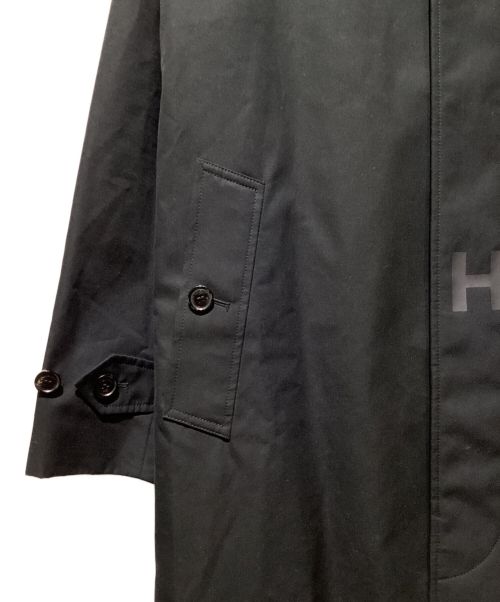 BURBERRY（バーバリー）BURBERRY (バーバリー) Horse Ferry Stencil Collar Coat（ホースフェリーステンカラーコート） ブラック サイズ:44の古着・服飾アイテム