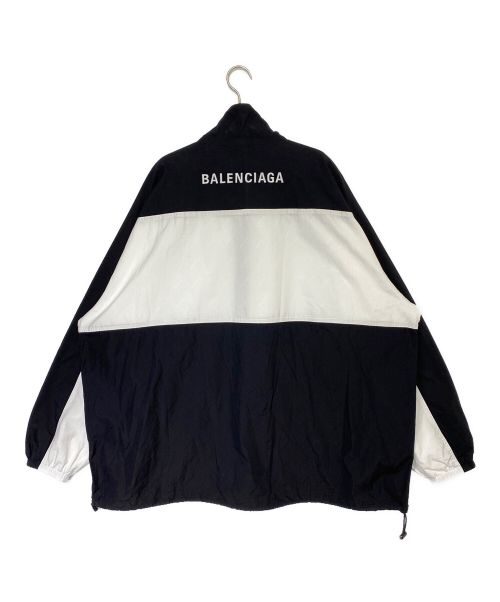 BALENCIAGA（バレンシアガ）BALENCIAGA (バレンシアガ) トラックジャケット ホワイト×ブラック サイズ:46の古着・服飾アイテム