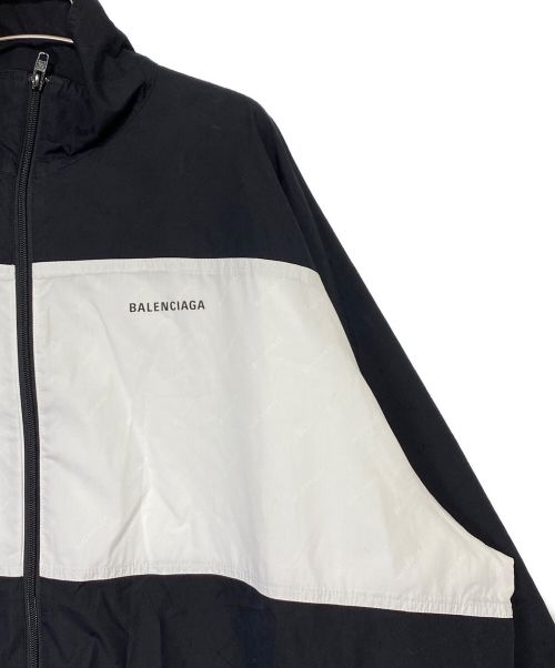 BALENCIAGA（バレンシアガ）BALENCIAGA (バレンシアガ) トラックジャケット ホワイト×ブラック サイズ:46の古着・服飾アイテム