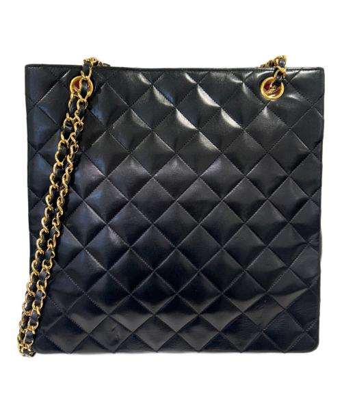 CHANEL（シャネル）CHANEL (シャネル) マトラッセ27 ブラック×ゴールド金具 サイズ:27の古着・服飾アイテム