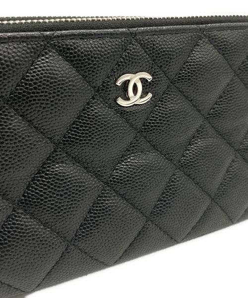 CHANEL（シャネル）CHANEL (シャネル) マトラッセ ダブルフェイス チェーンウォレット ブラックの古着・服飾アイテム