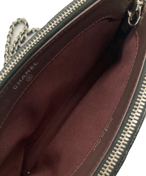 CHANEL（シャネル）CHANEL (シャネル) マトラッセ ダブルフェイス チェーンウォレット ブラックの古着・服飾アイテム