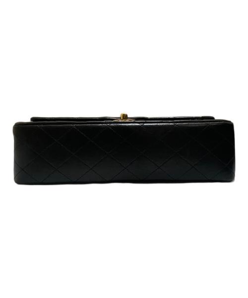 CHANEL（シャネル）CHANEL (シャネル) マトラッセ25/Wフラップチェーンショルダーバッグ ブラック サイズ:25の古着・服飾アイテム