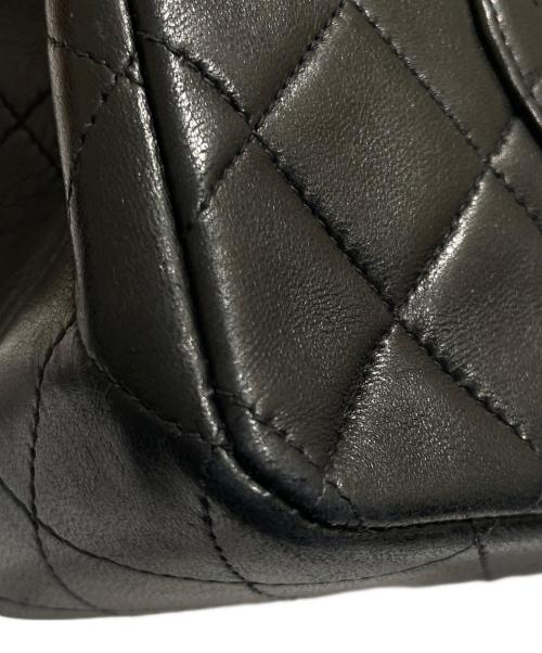 CHANEL（シャネル）CHANEL (シャネル) マトラッセ25/Wフラップチェーンショルダーバッグ ブラック サイズ:25の古着・服飾アイテム
