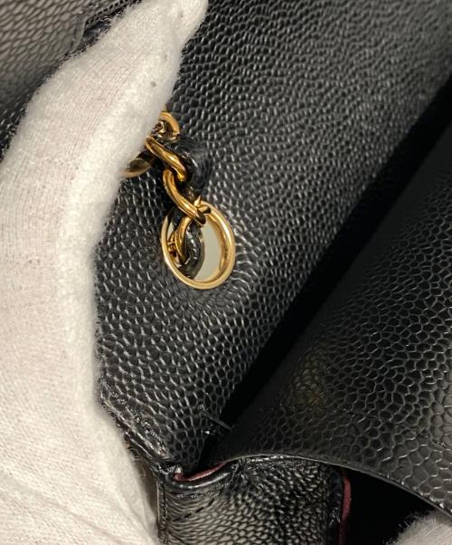 CHANEL（シャネル）CHANEL (シャネル) Wフラップチェーンショルダーバッグ ブラック サイズ:23の古着・服飾アイテム