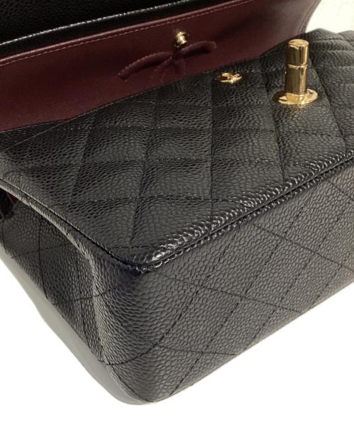CHANEL（シャネル）CHANEL (シャネル) Wフラップチェーンショルダーバッグ ブラック サイズ:23の古着・服飾アイテム