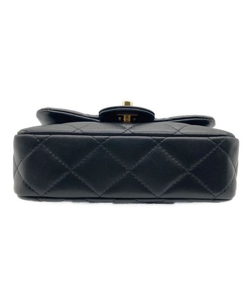 CHANEL（シャネル）CHANEL (シャネル) マトラッセ トップハンドルチェーンショルダーバッグ ブラックの古着・服飾アイテム