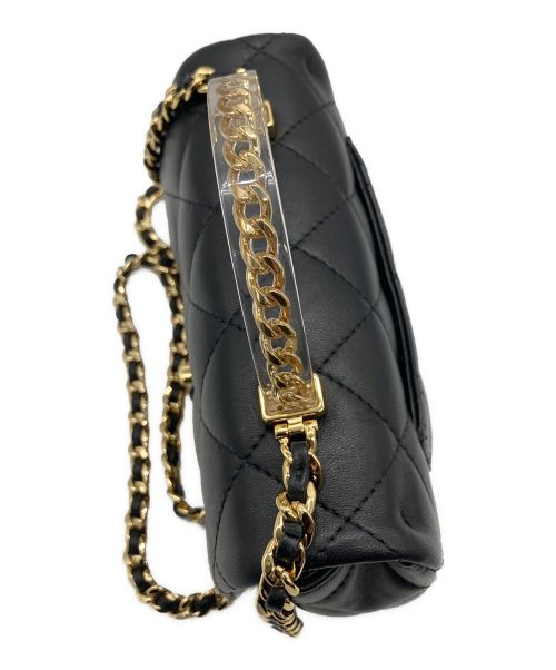 CHANEL（シャネル）CHANEL (シャネル) マトラッセ トップハンドルチェーンショルダーバッグ ブラックの古着・服飾アイテム